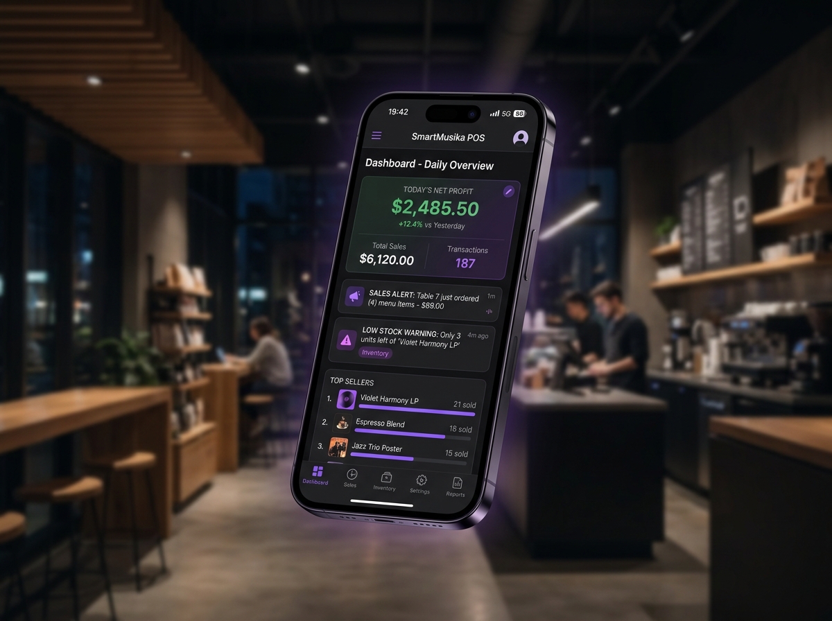 SmartMusika Mobile POS & Analytics